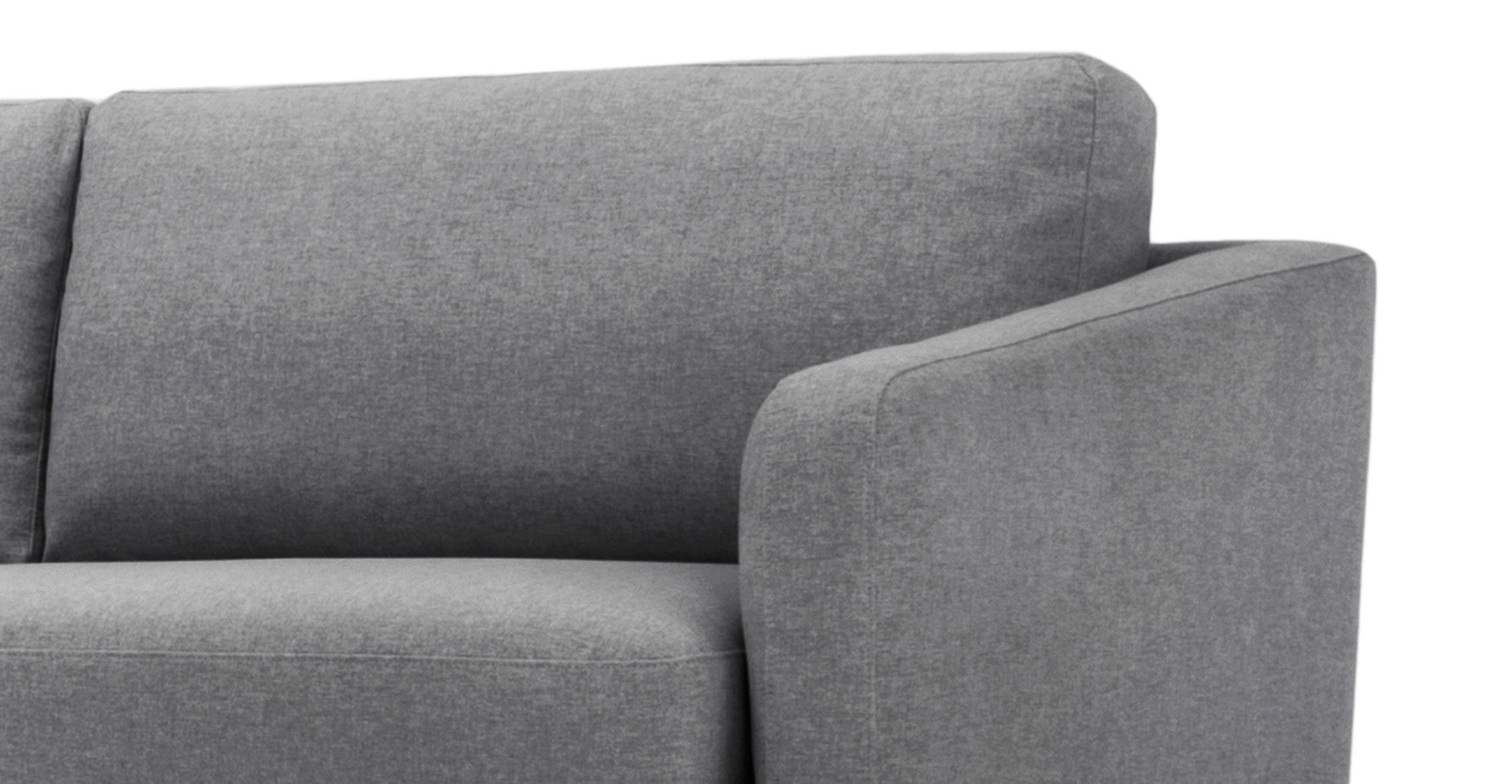 Burnham 109" Fabric Sectional Sofa-Nickel (Grey)