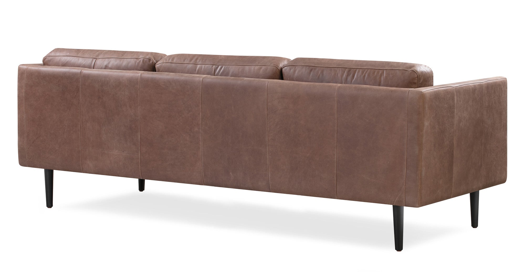 Spectre 81" Leather Sofa - 4 Seater - Milano Mocha