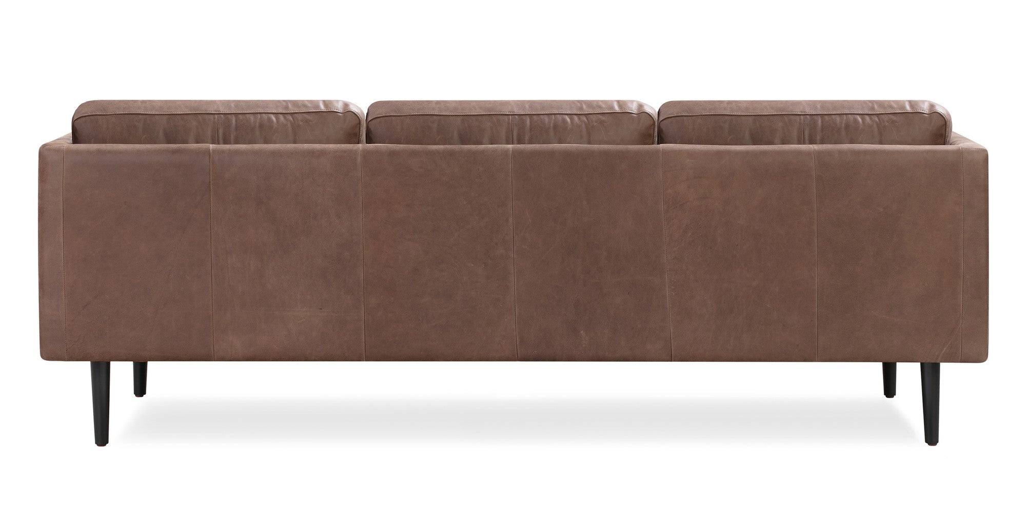 Spectre 81" Leather Sofa - 4 Seater - Milano Mocha