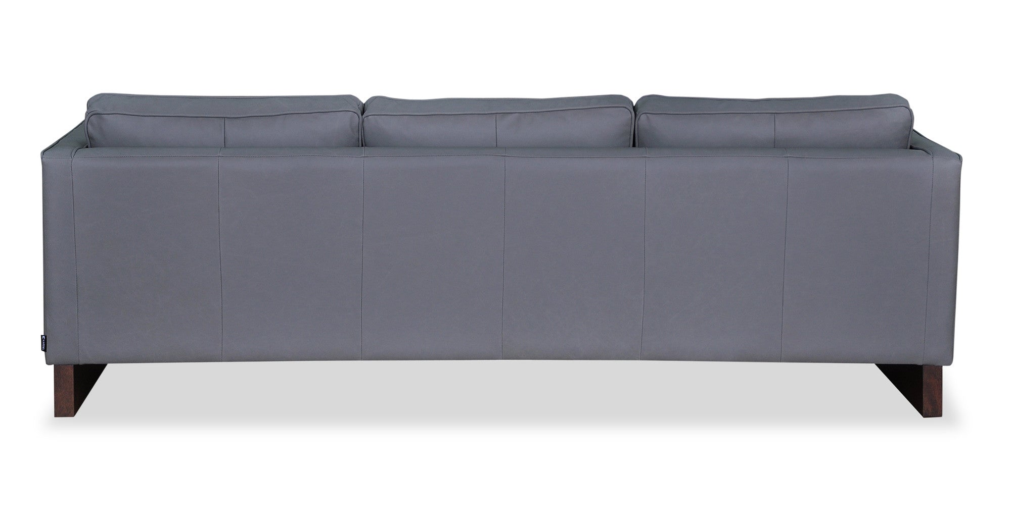 Wexler 87" Leather Sofa - 4 Seater - Napoli Stone