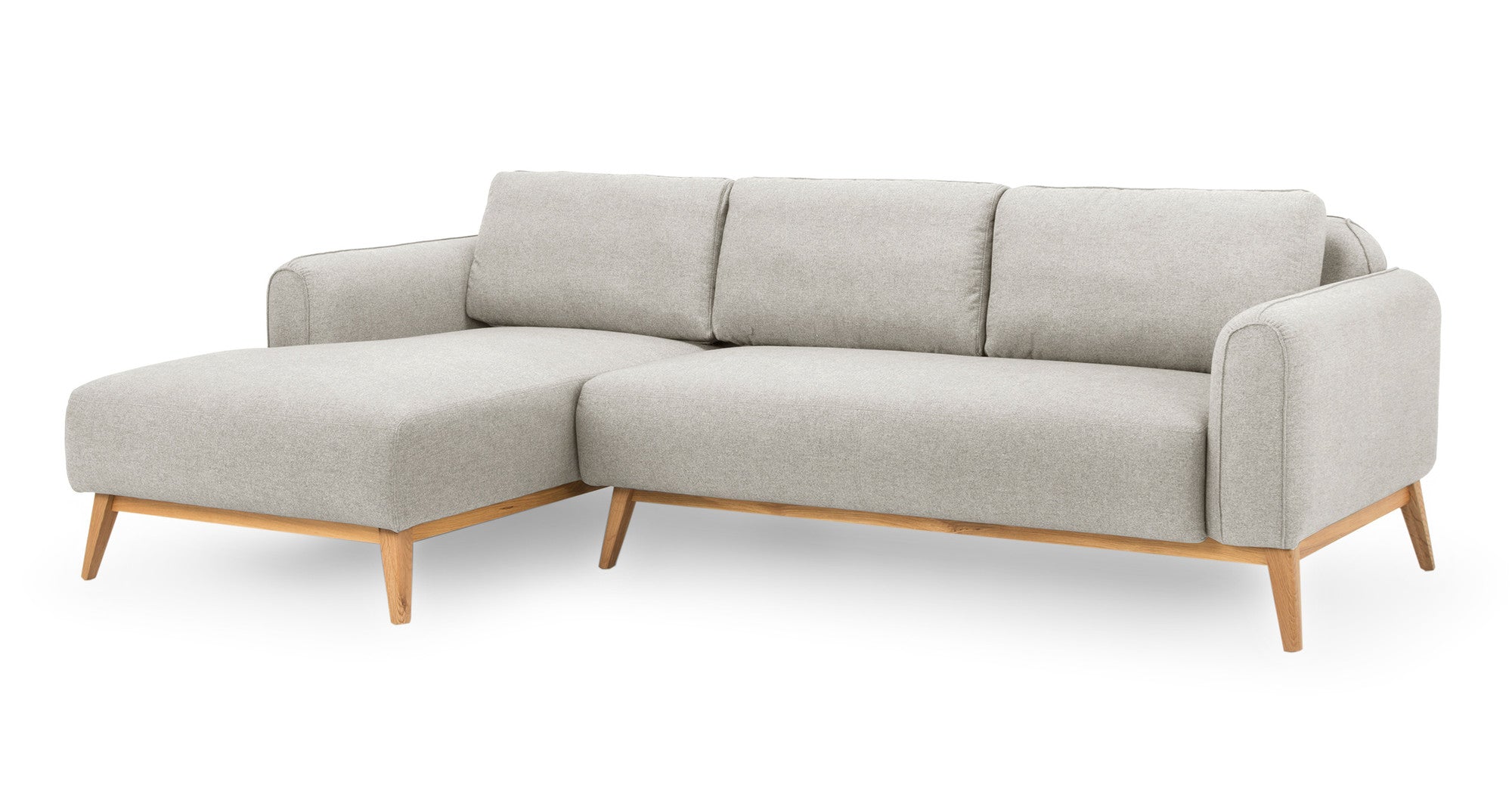 Metro 100" Sectional Sofa Left - Stone