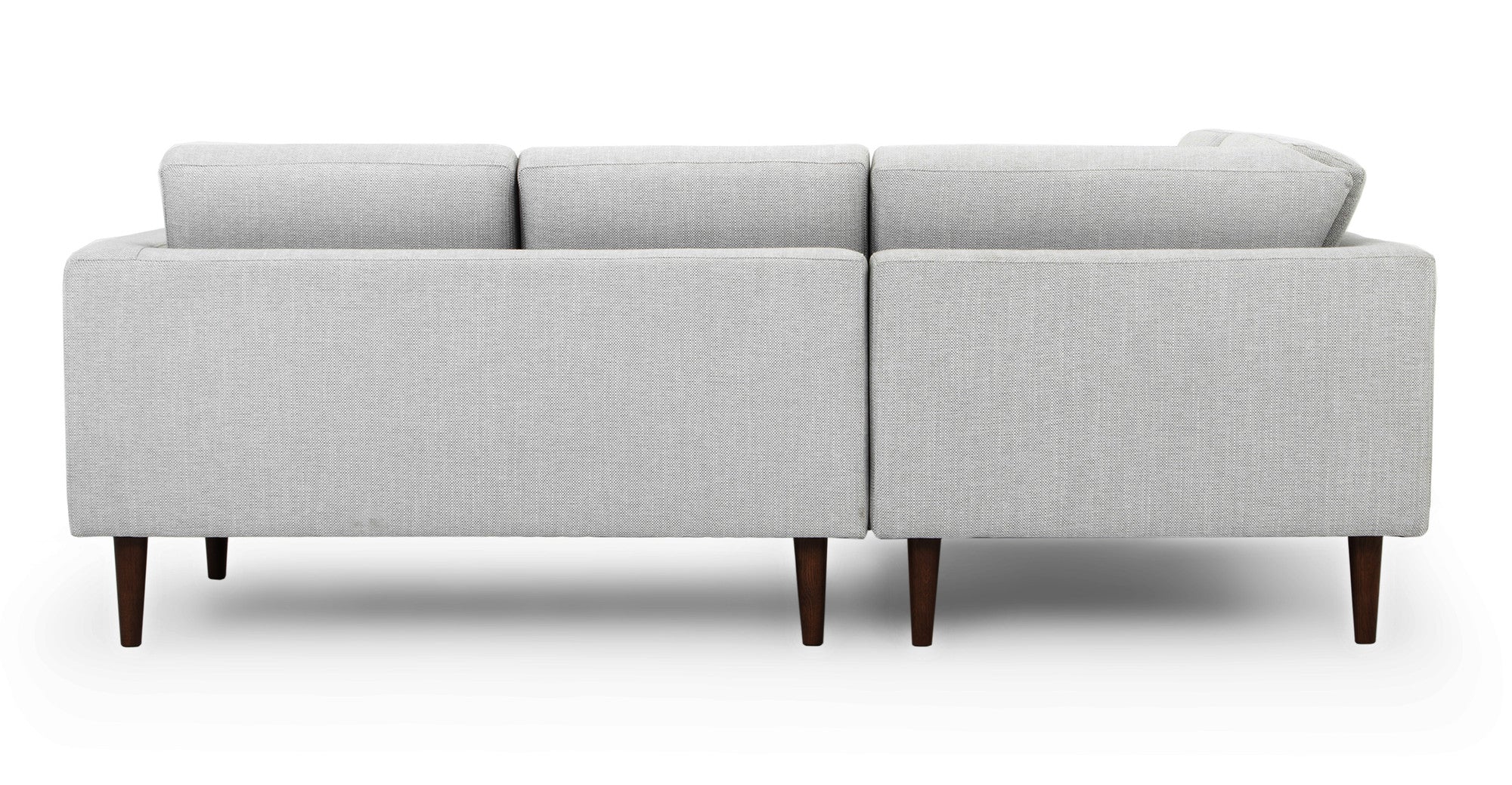 Dominique 89" Sectional Sofa Left-Silver Lining