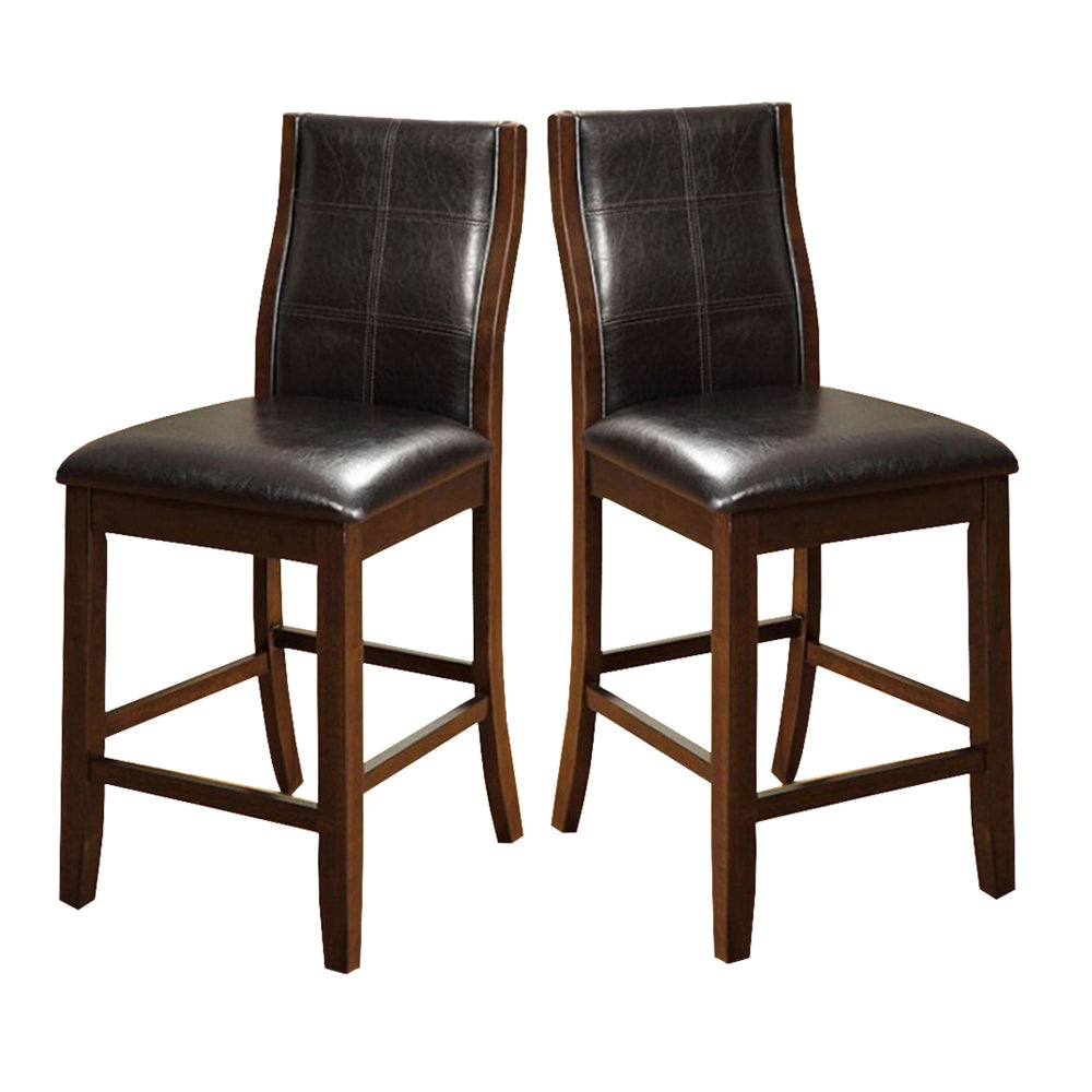 Townsend II Leatherette Parson Chair Counter Height Chairs, Set Of 2 - BM122994