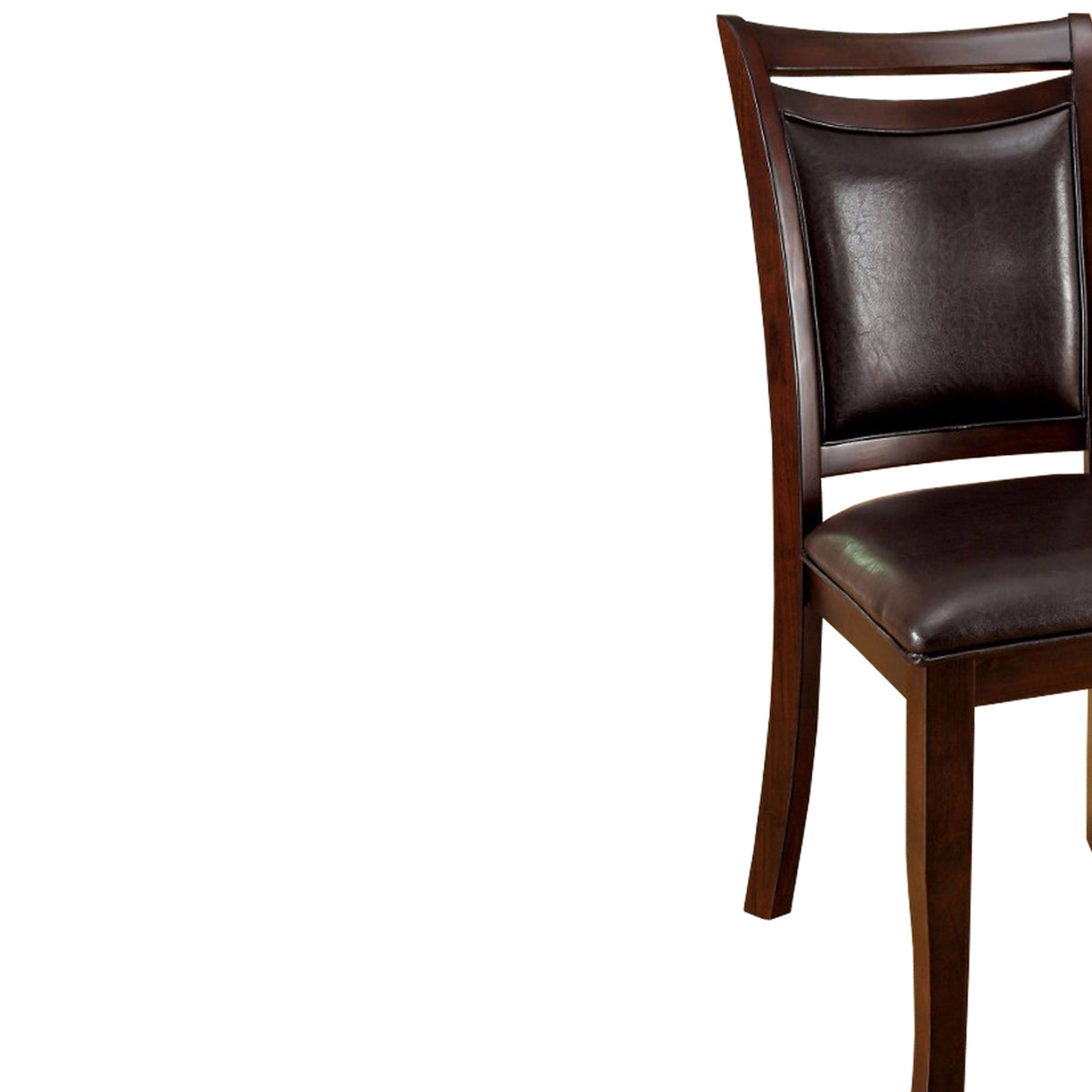 Woodside Transitional Side Chair , Expresso Finish, Set Of 2 - BM131170