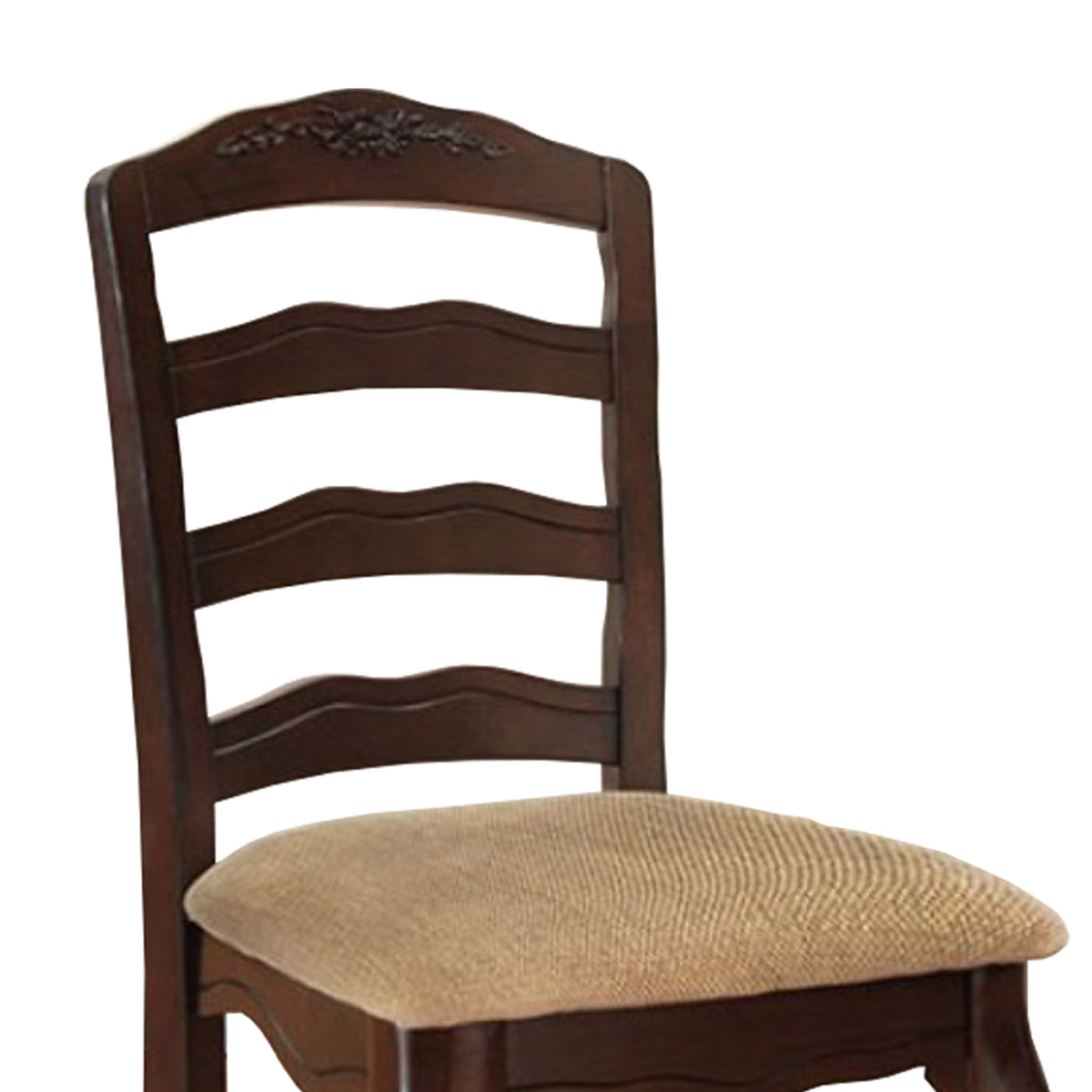 BM131180 Townsville Cottage Side Chair, Dark Walnut Finish, Set Of 2