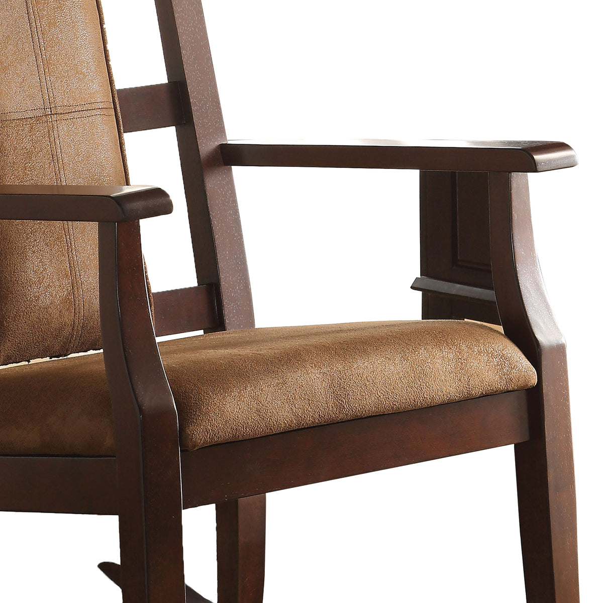 Butsea Wooden Rocking Chair, Brown - BM151939