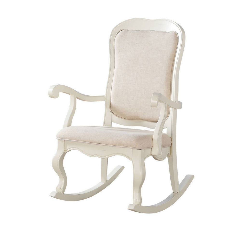 Sharan Rocking Chair, White - BM151941