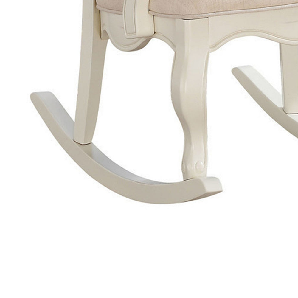 Sharan Rocking Chair, White - BM151941