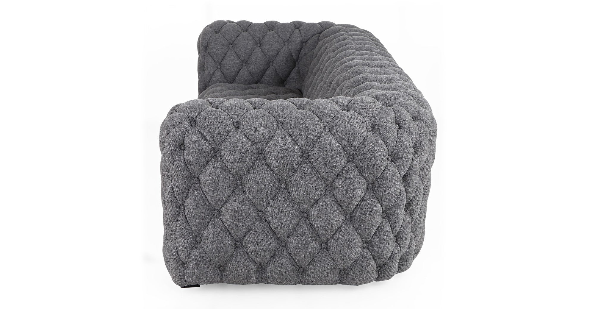 Cumulus 98" Fabric Sofa-Varsity Grey