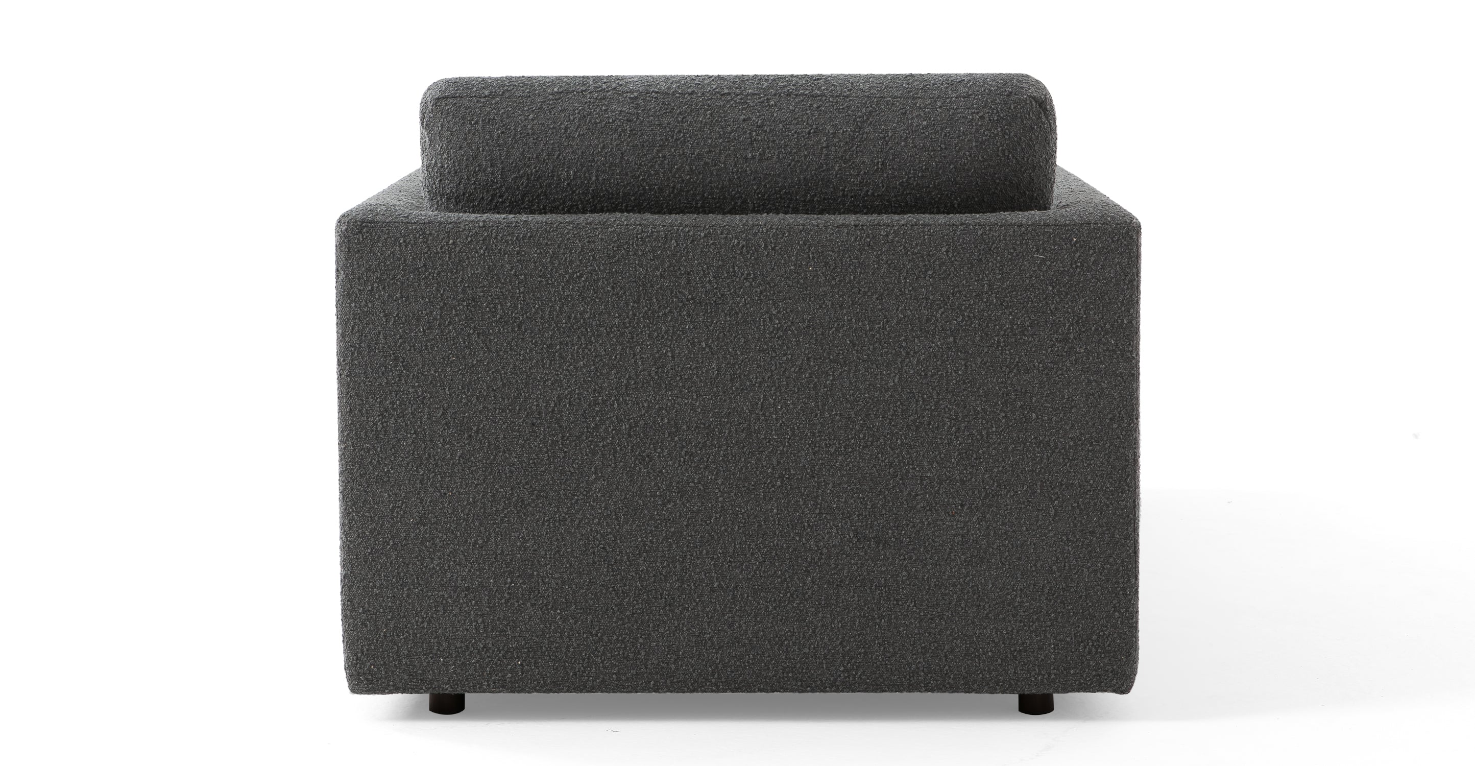 Domus 39" Fabric Chaise Lounge - Gris Boucle (Copy)