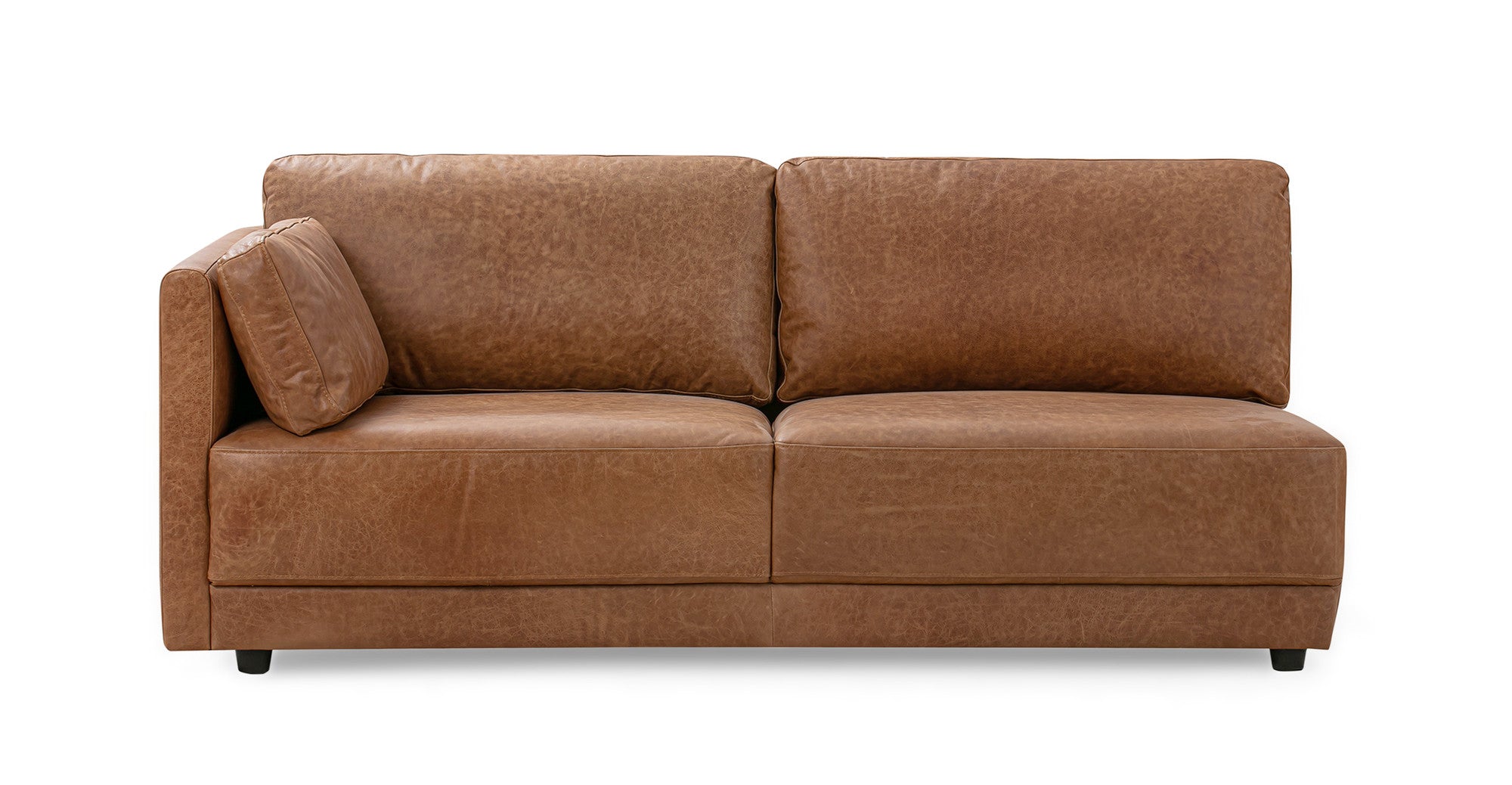 Domus 146" 5-pc U-Shape Sectional Sofa - 5-Seater- Chestnut Brown