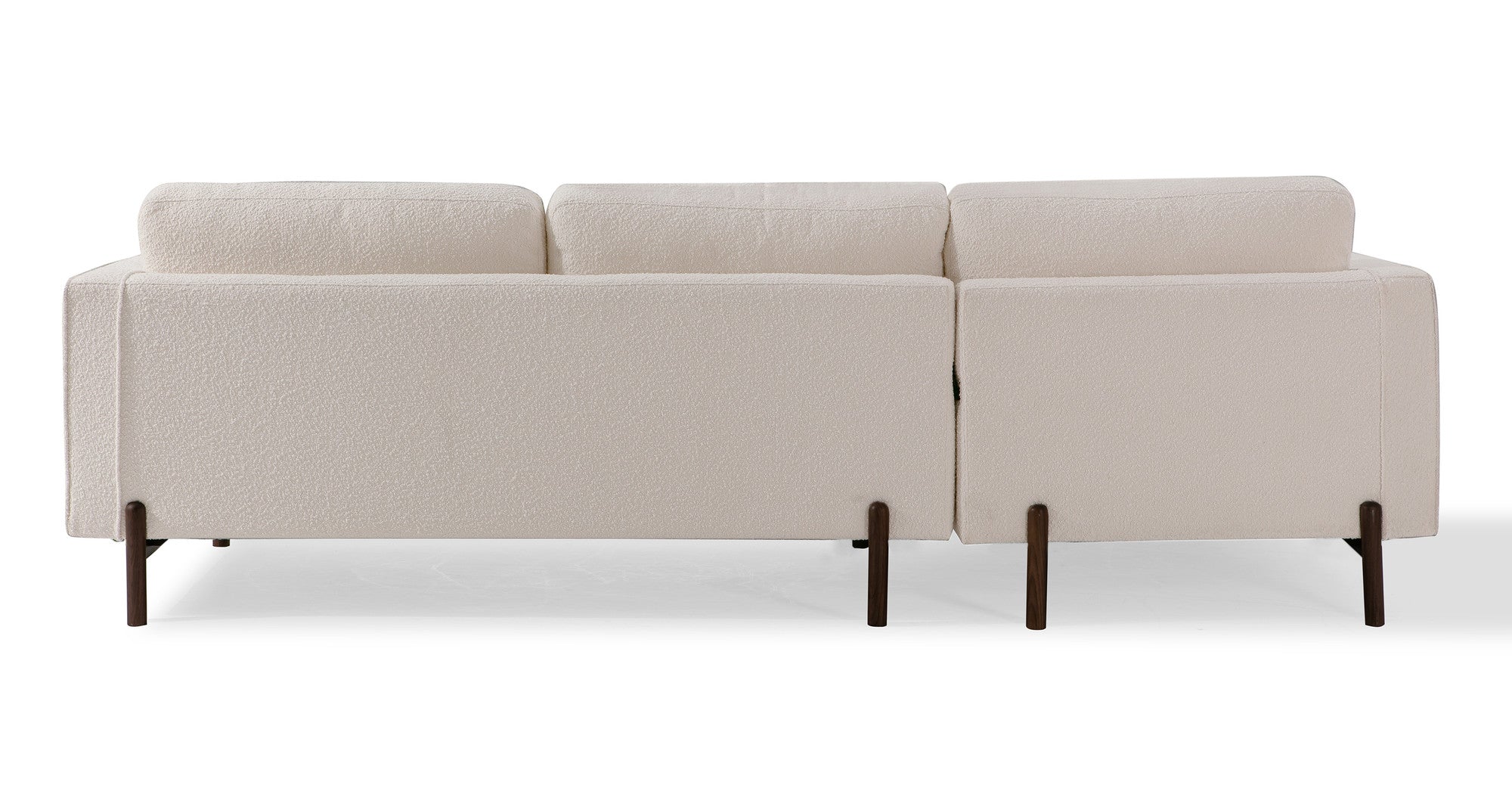 Dwell 108" Fabric Sectional Sofa Left - Blanc Boucle