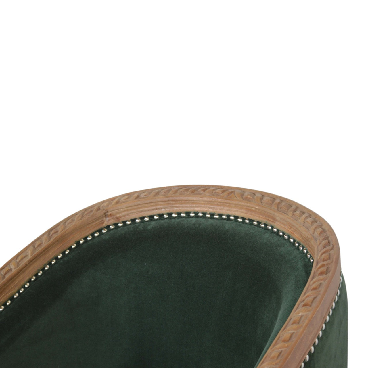 Emerald Green Velvet Occasional Chair