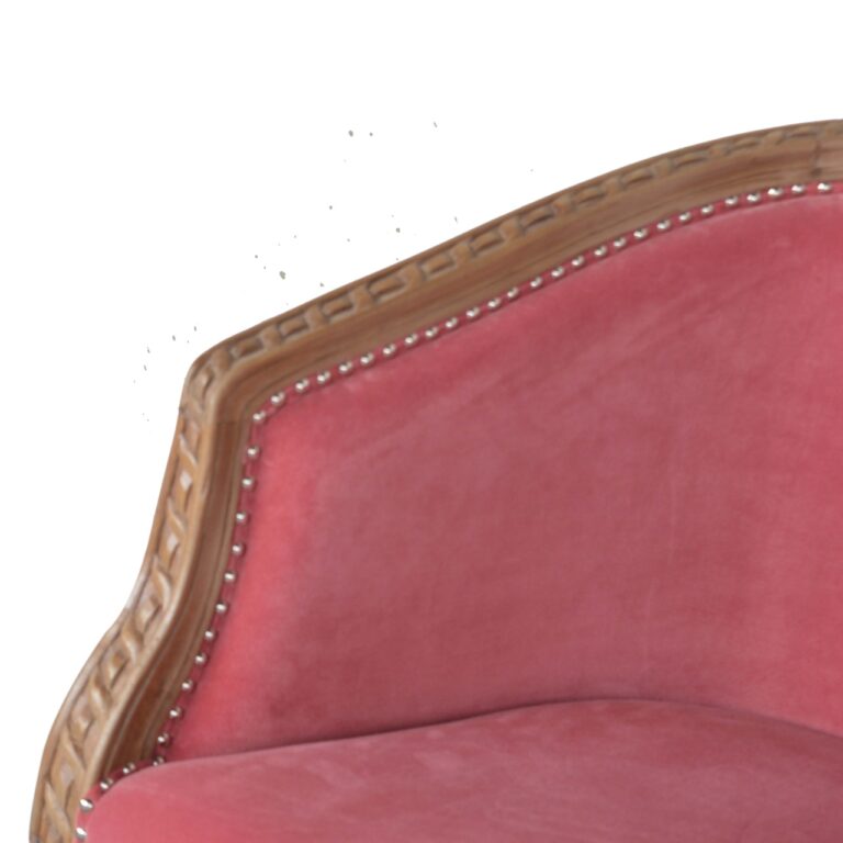 Pink Velvet Occasional Chair