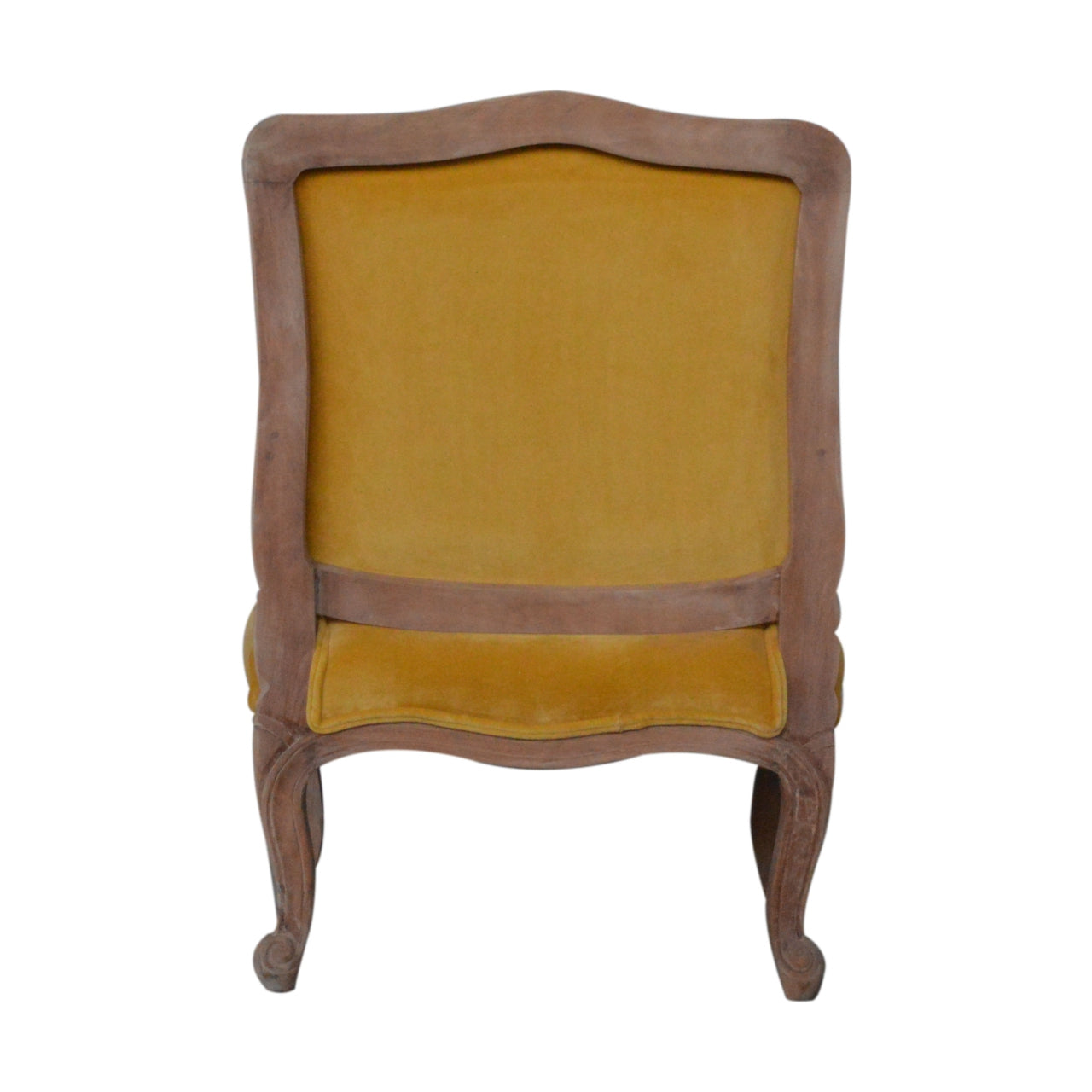 Mustard Velvet French Style Chair