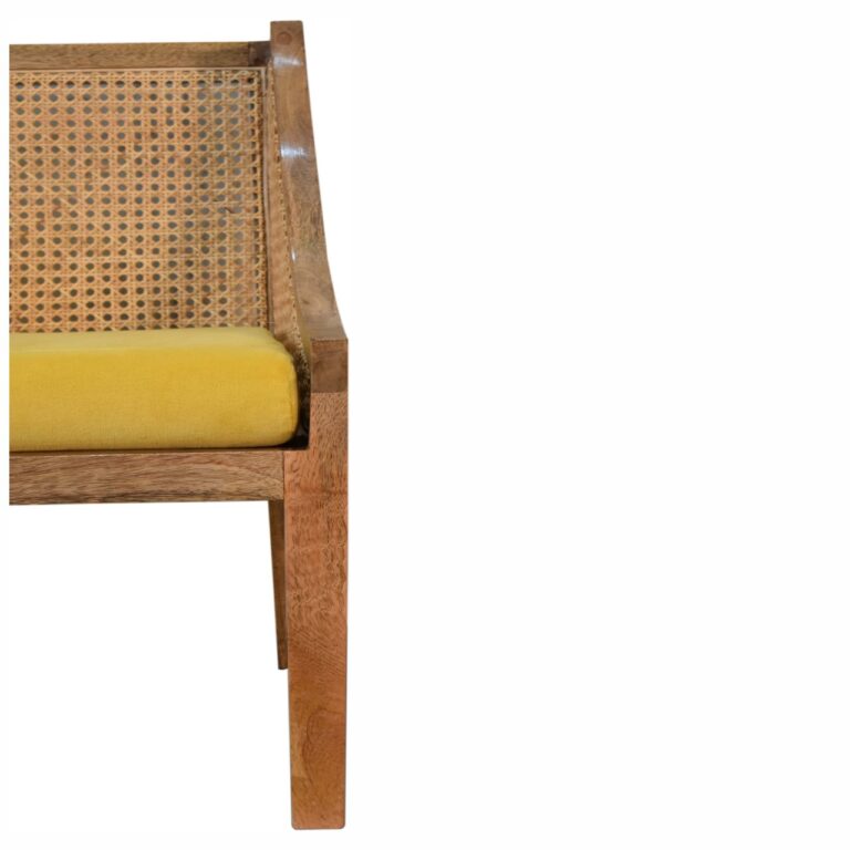 Larissa Mustard Cotton Velvet Chair