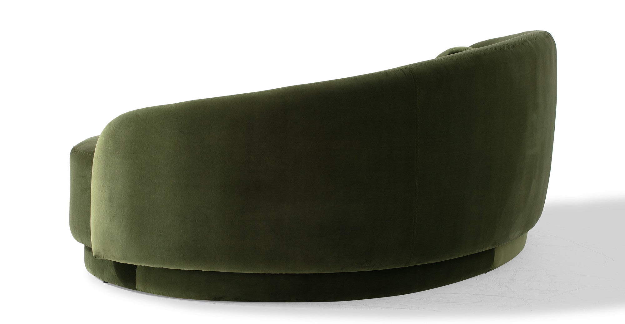 Izzah 101" Fabric Sofa - Fern Velvet