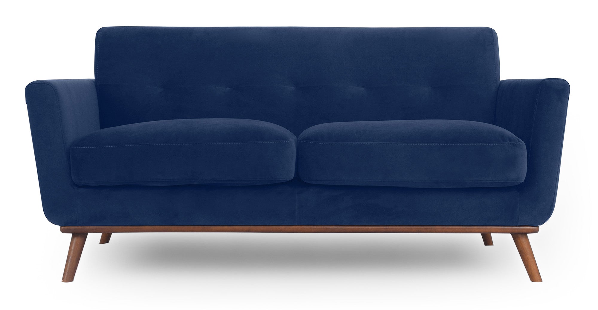 Jackie 67" Fabric Sofa-Royal Blue Velvet