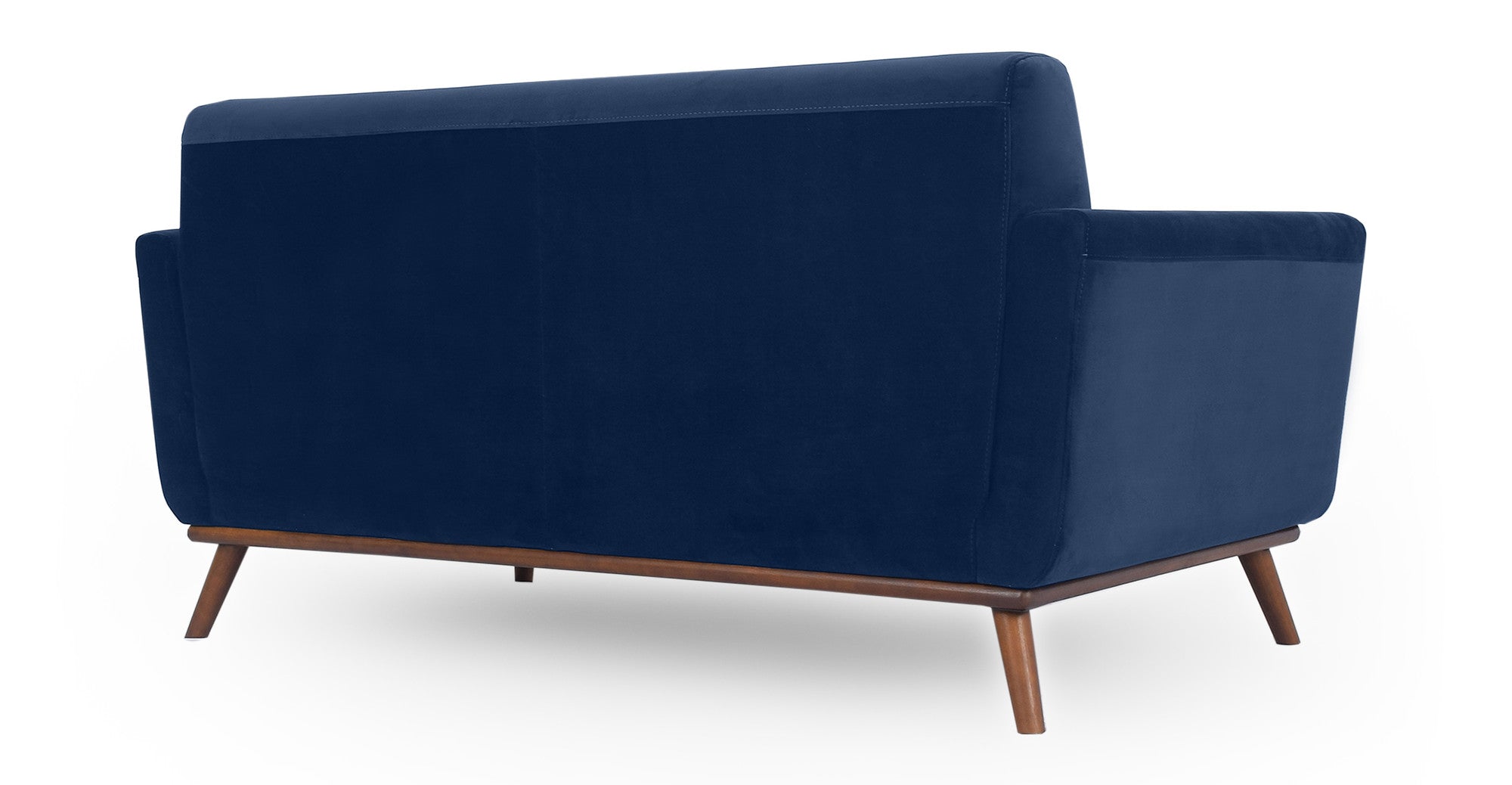 Jackie 67" Fabric Sofa-Royal Blue Velvet