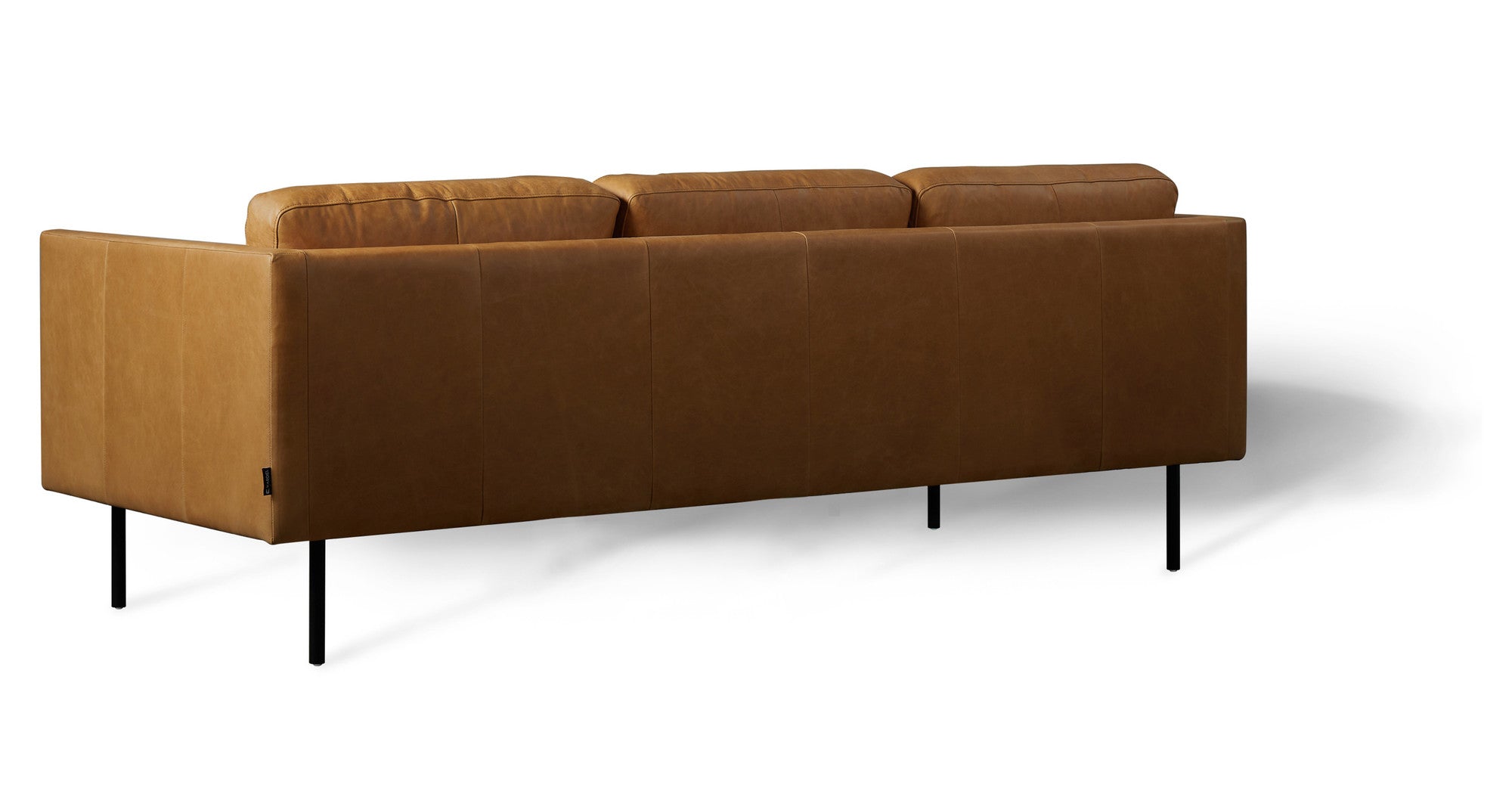 Spectre 81" Leather Sofa - 4 Seater - Milano Russet