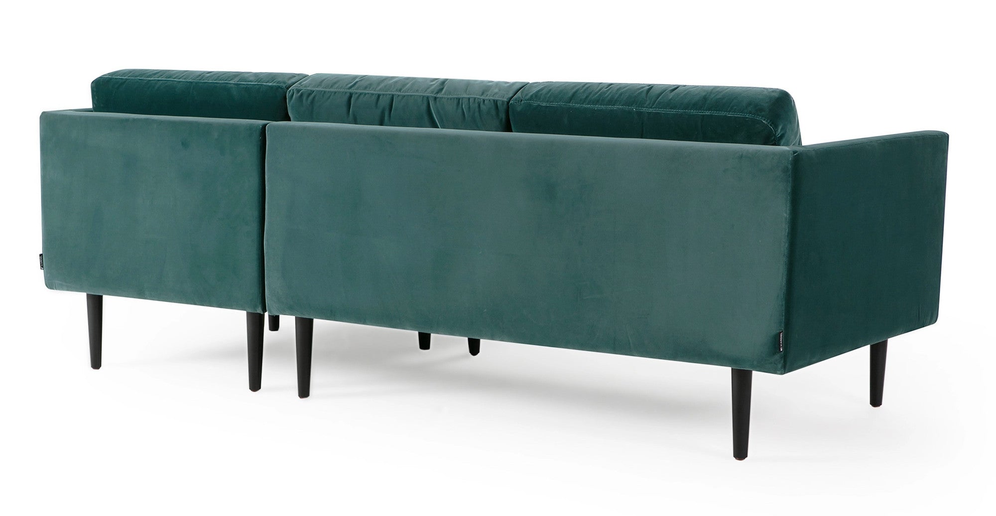 Spectre 81" Sectional Sofa Left -3 Seater - Tranquil Velvet