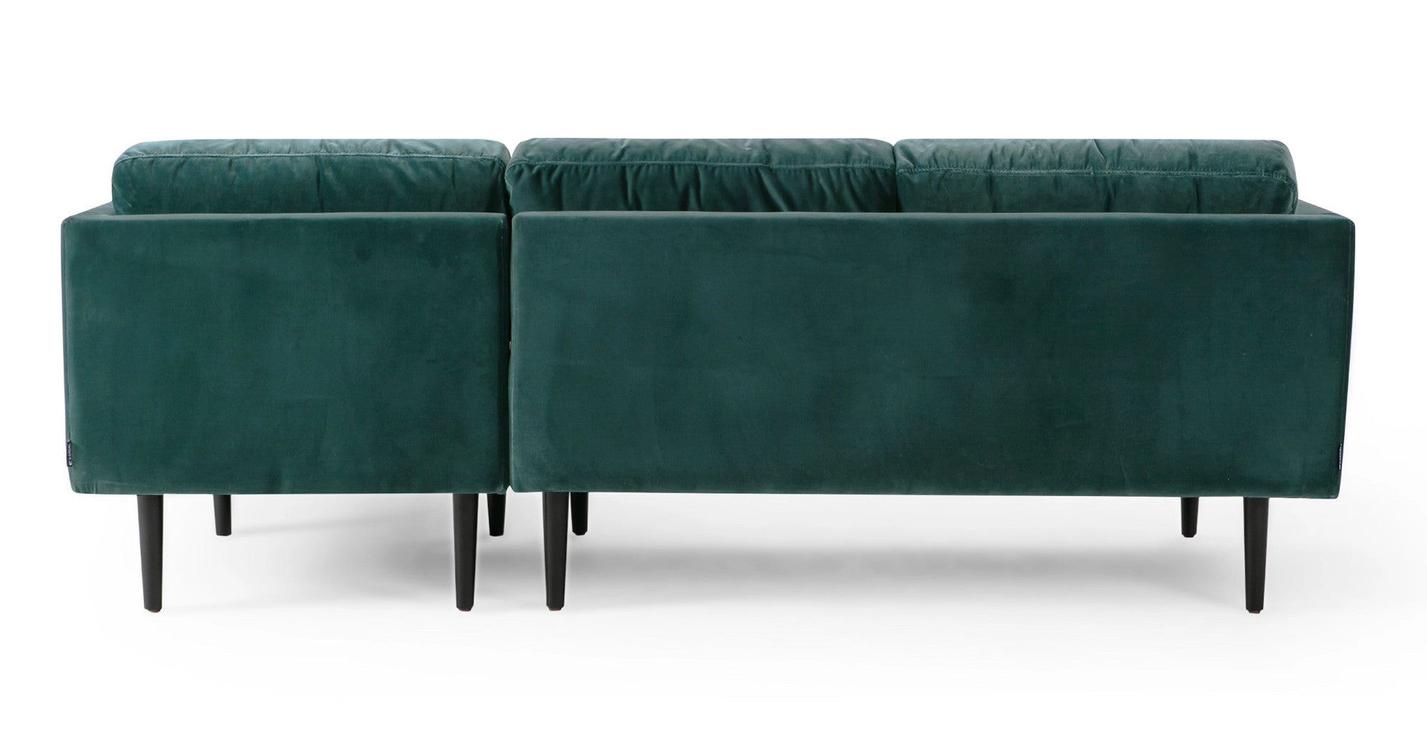 Spectre 81" Fabric Sectional Sofa  Right - Tranquil Velvet