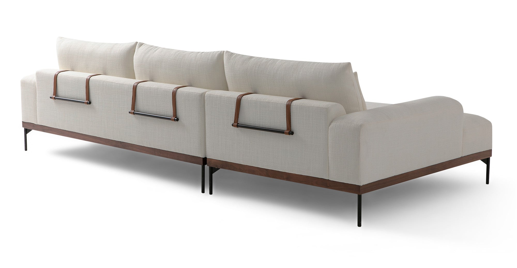 Tate 122" Sectional Sofa Left - Jour Boucle