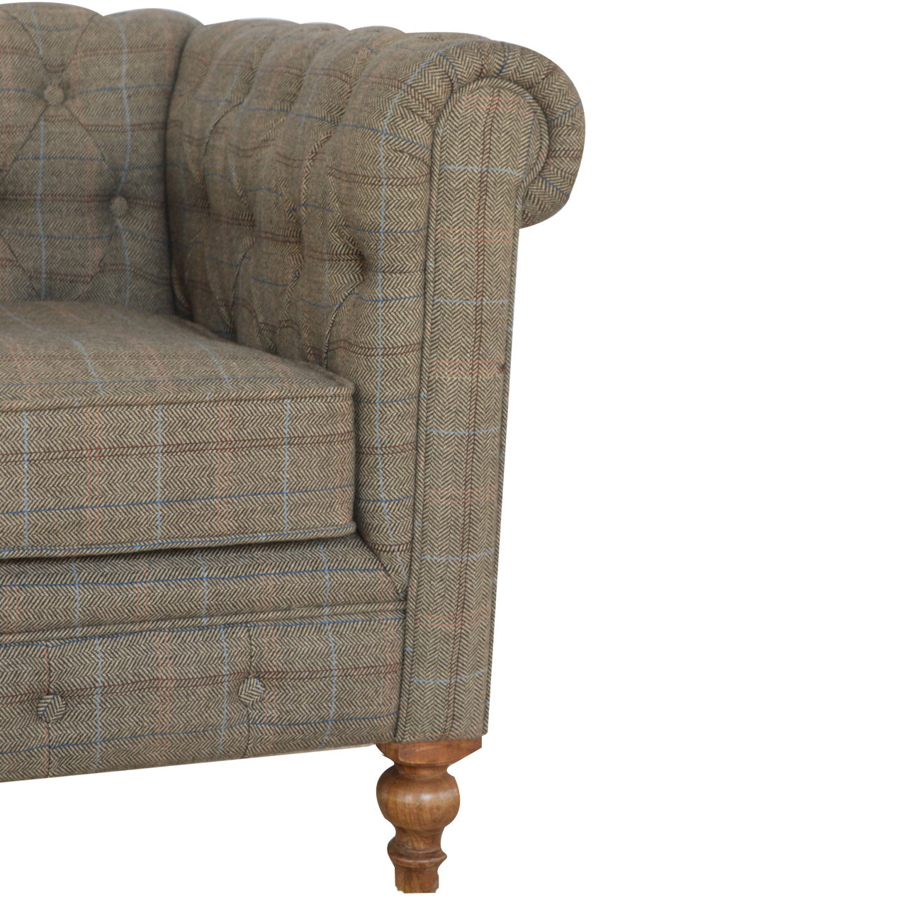 Chesterfield Multi Tweed Armchair