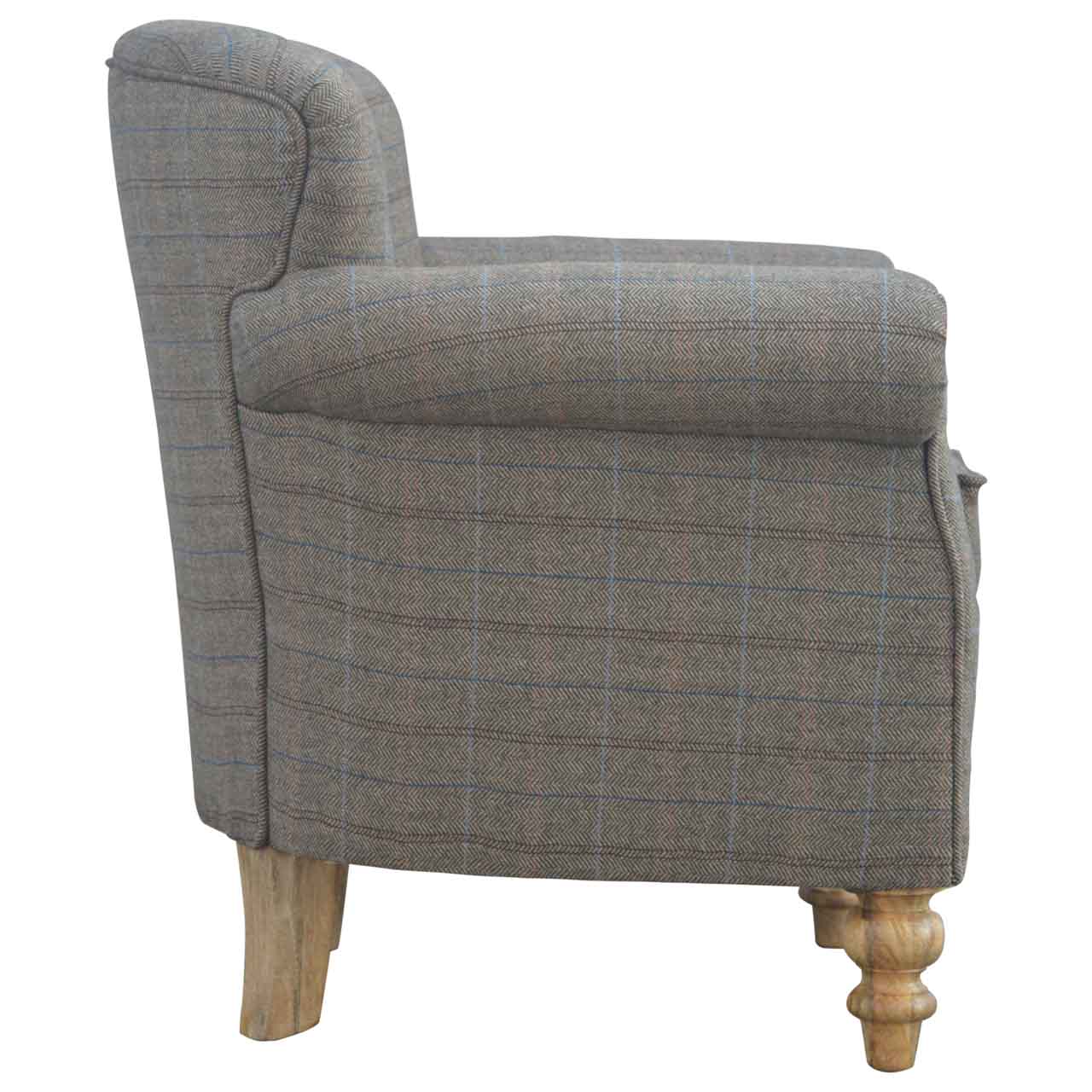 Multi-Tweed Armchair