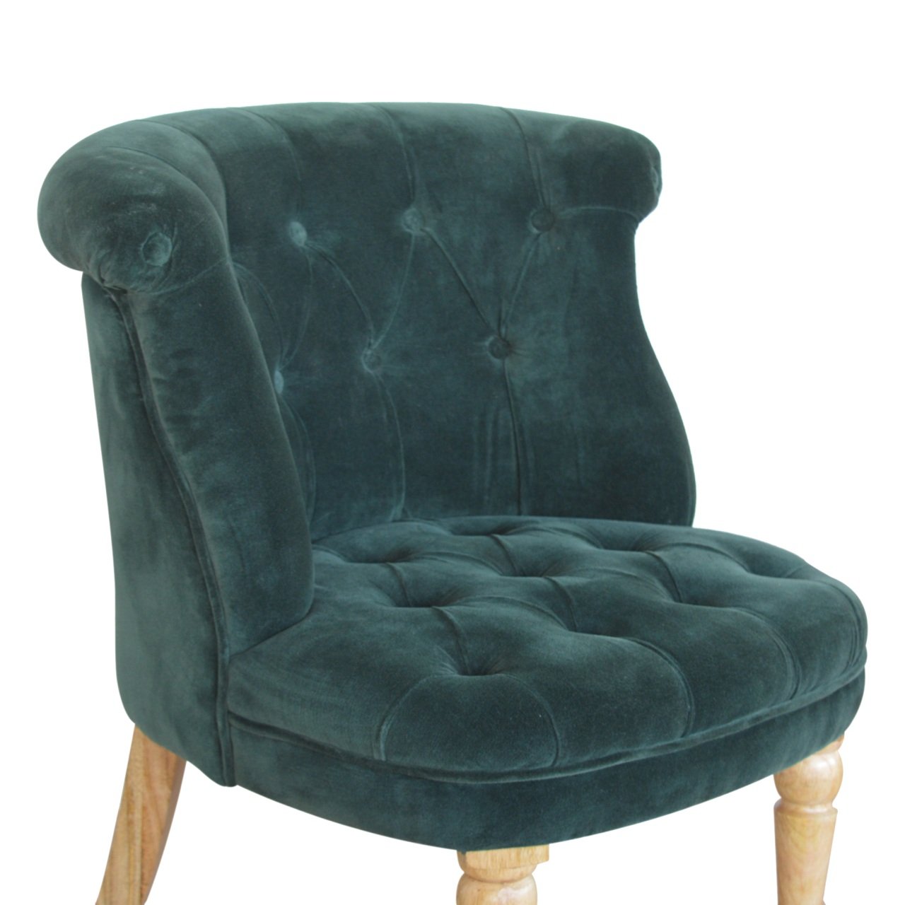 Emerald Green Velvet Accent Chair