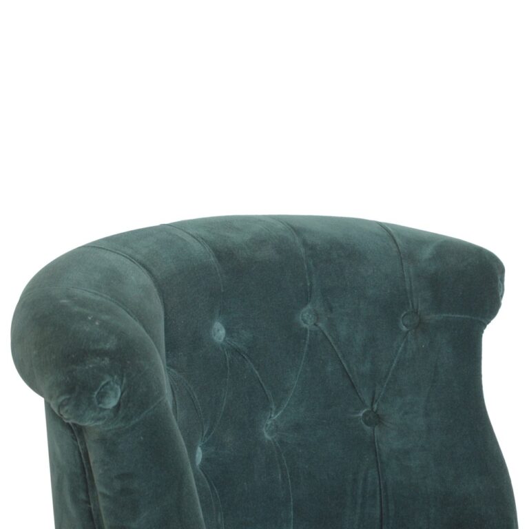 Emerald Green Velvet Accent Chair