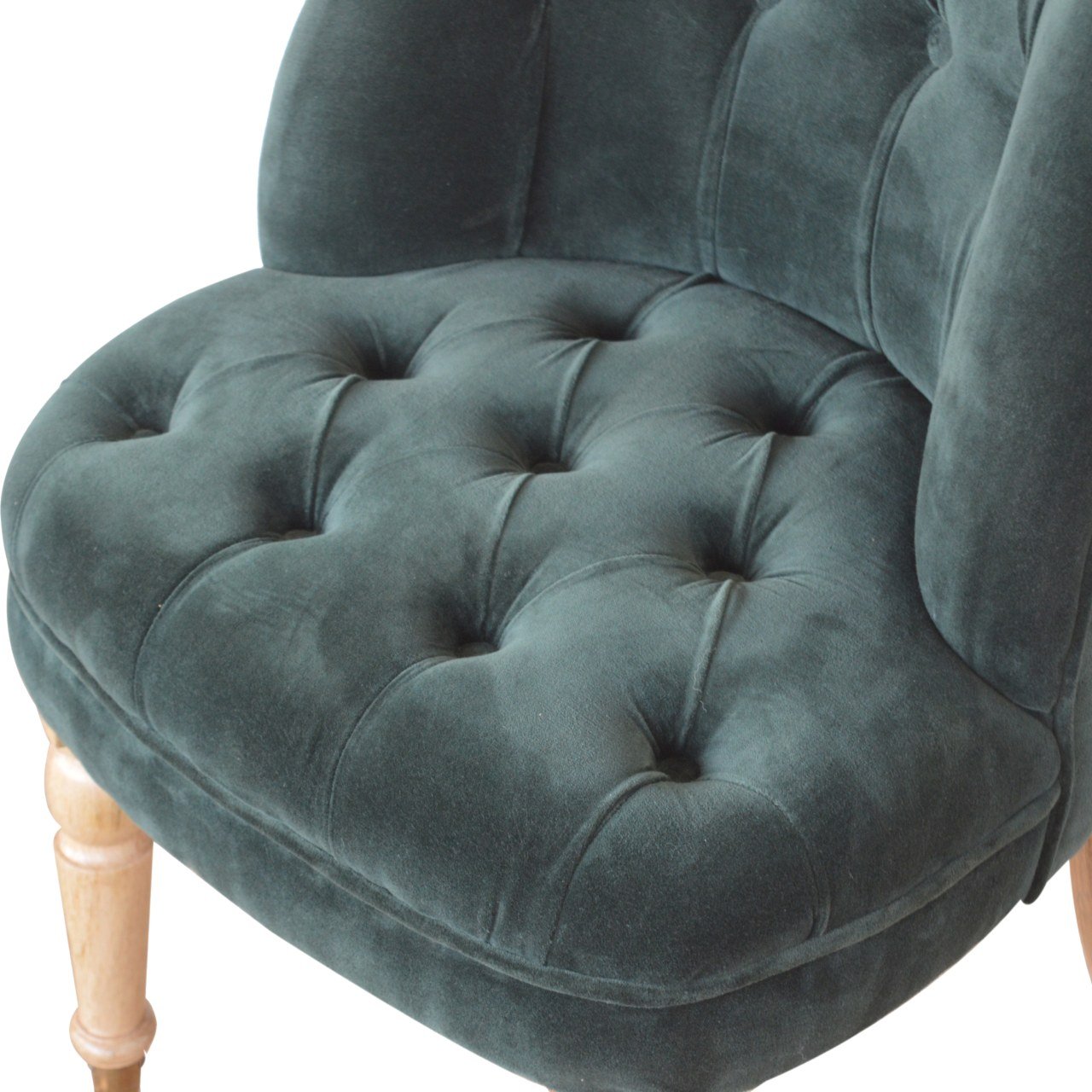 Emerald Green Velvet Accent Chair