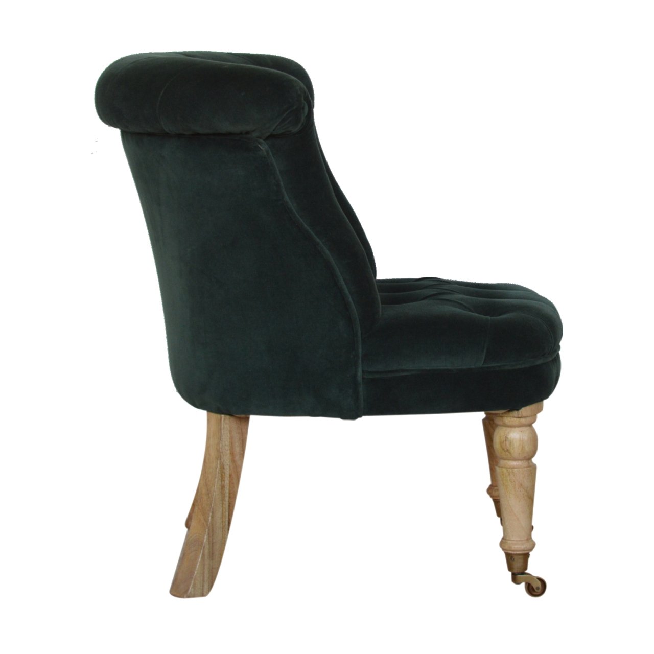 Emerald Green Velvet Accent Chair